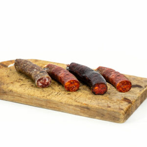 Surtido de Chorizo Rojo, Blanco, Picante y Morcilla Serrana (4 Piezas por cada surtido)